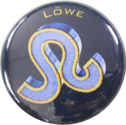 Löwe Button griechisch